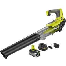 Garden Power Tools Ryobi P2180 ONE Lithium 100 mph 280 CFM 18-Volt Lithium-Ion Cordless Jet Fan Blower Kit P108 P118