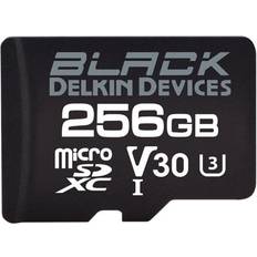 Delkin Devices 256GB BLACK UHS-I microSDXC Memory Card with SD Adapter DMSDBK256