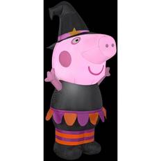 Halloween Garlands Gemmy Air-Blown Halloween Peppa Pig Inflatable, Self-Inflates, G-225471