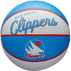 Basketboll mini Wilson Mini-basket, team retro modell, LOS ANGELES clipper, utomhus, gummi, storlek: MINI