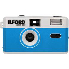 Ilford Sprite 35-II Film Camera Silver & Blue