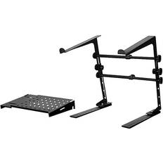 Dj laptop stand Dr Pro Dj Laptop Stand And Shelf Bundle Black