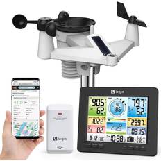 Weather station with wind speed Logia 7-in-1 Wi-Fi Weather Station with Solar