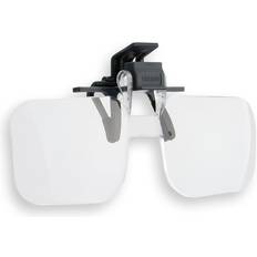 Carson Clip & Flip Clip-On Eyeglass Magnifier 1.5X Power