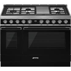 Freestanding dual fuel cooker Smeg CPF48UGMBL Dual Fuel Range