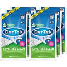 Dental Care Triple Clean Advanced Clean Floss Picks, No Break