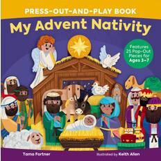 Calendarios de Adviento My Advent Nativity Press-Out-And-Play Book by Tama Fortner (Board Book)