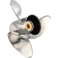 Solas 3-Blade Propeller, Pressed Rubber Hub Stainless Steel, 13.25 dia x 17 pitch, Right Hand
