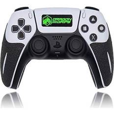 Controller Add-ons PS5 Dualsense Haptic Compatible Controller Grips - Black/White