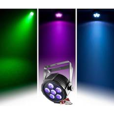 Black Party Machines Chauvet Dj Slimpar H6 Usb Par-Style Led Wash/Black Light