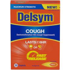 Delsym cough medicine Maximum Strength Delsym Cough Suppressant, Fast Release Caplets, Lasts Count