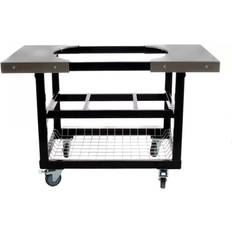 Primo Grillmøbler & Tilbehør Primo Grill Vogn with Basket w/SS Sideborde til Oval Large 300 & XL 400