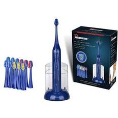 Pursonic 15-piece electric sonic toothbrush in blue