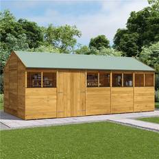 BillyOh 20 10 Shed Expert Reverse Workshop Large Garden Shed (Building Area )