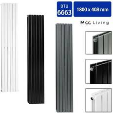 MCC 1800x408 Single MCC Radiator Horizontal Vertical Designer Panel Central