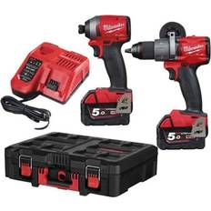 Milwaukee m18 fpp2 Milwaukee M18FPP2L2-502P M18 Fuel Twin Pack in Packout case