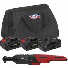 Sealey CP20VRWKIT Cordless Ratchet Wrench 3/8"Sq Drive Kit 20V SV2