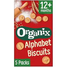 Organix Fødevarer Organix Alphabet Toddler Snack Biscuits 5x25g