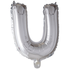 Bogstavballoner Globos Folieballon 16" Bogstavs Ballon Silver U