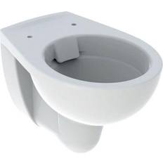 Geberit Bastia vægmonteret toiletskål, Rimfree, 52cm, Hvid