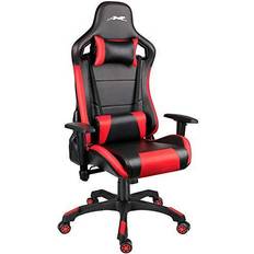 Red leather office chairs Leopard Gaming Chair High Back PU Leather Office Chair Swivel Racing Chair with Adjustable Armrest Black/Red (Black/Red)