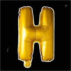 Bogstavballoner Globos Folieballon H 40 cm guld