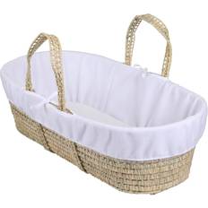 Bianco Culle Clair De Lune Moses Basket Fleece Dressing White