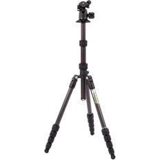 Camera Tripods 3 Legged Thing Punks Brian 2.0 5-Section CF Tripod, AirHed Neo 2.0 Head,Darkness