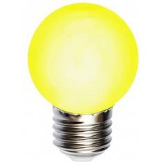 Spectrum E27 1W Gul LED dekorationspære, 45mm