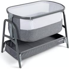 Grey Bedside Crib Kid's Room Ickle Bubba Bubba & Me Bedside Crib