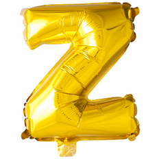 Bogstavballoner Globos Folieballon 16" Bogstavs Ballon Gold Z