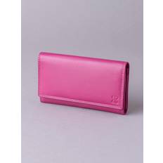 Lakeland Leather Large Leather Purse in Cranberry Pink