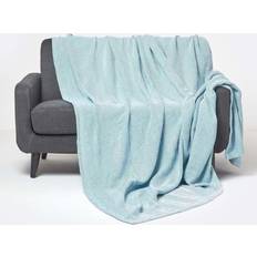 Blankets on sale Homescapes Teal, 150 Halden Chevron Blankets (200x)