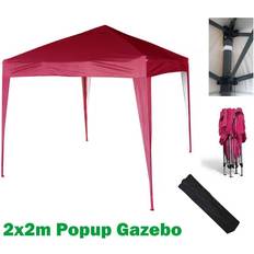 Gazebo 2x2 MCC Red Mcc@home GAZEBO 2x2m Pop-up Gazebo Marquee