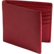 Dents Pebble Grain Leather Slim Billfold Wallet With Rfid Blocking Berry