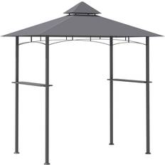 OutSunny Pavillons OutSunny 2.5M 8ft New Double-Tier BBQ Gazebo