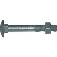 Byggematerialer NKT Fasteners Bræddebolt møtrik, varmforzinket, M10