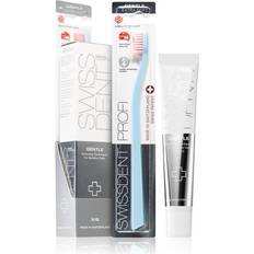 Skin whitening Swissdent Skin Gentle Combo Pack Gentle Whitening Toothpaste For Sensitive Teeth RDA