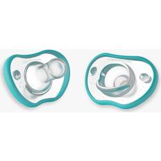 Nanobébé 2-Pack Flexy Soothers, Dummies, Green, 0-3 months