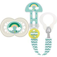 Mam Baby Bottle Feeding Set Mam Rainbow Soother Set