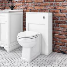 Toilets Camden 500mm White Back to Wall Toilet Unit Only