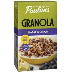 Paulúns Flingor, Müsli & Gröt Paulúns Granola Blåbär & Citron 450