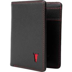 Torro with Red Detail TORRO Leather Bifold Wallet with RFID Protection