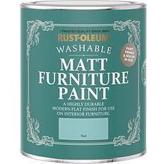 Rust-Oleum Matt Paint Teal 0.75L