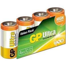 GP Batteries Ultra Alkaline C LR14 4 Pack