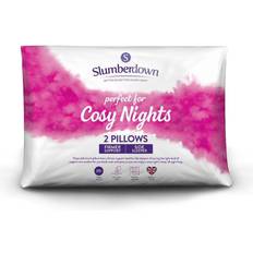 Ergonomic Pillows Slumberdown Cosy Nights Firm Pillow Ergonomic Pillow White