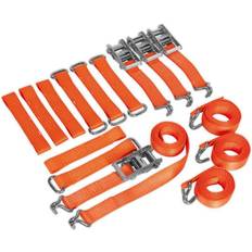 TDRWKIT Car Transporter Ratchet Down Alloy/Steel Wheel Kit