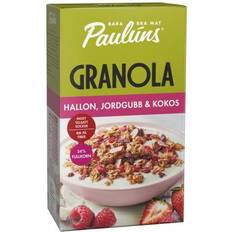 Paulúns Flingor, Müsli & Gröt Paulúns Granola Hallon Jordgubb & Kokos 450