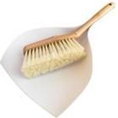 York Dustpan With Brush Bamboo 062140