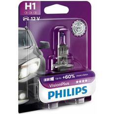 Visionplus Philips 12258VPB1 VisionPlus Bombilla H1 para faros delanteros